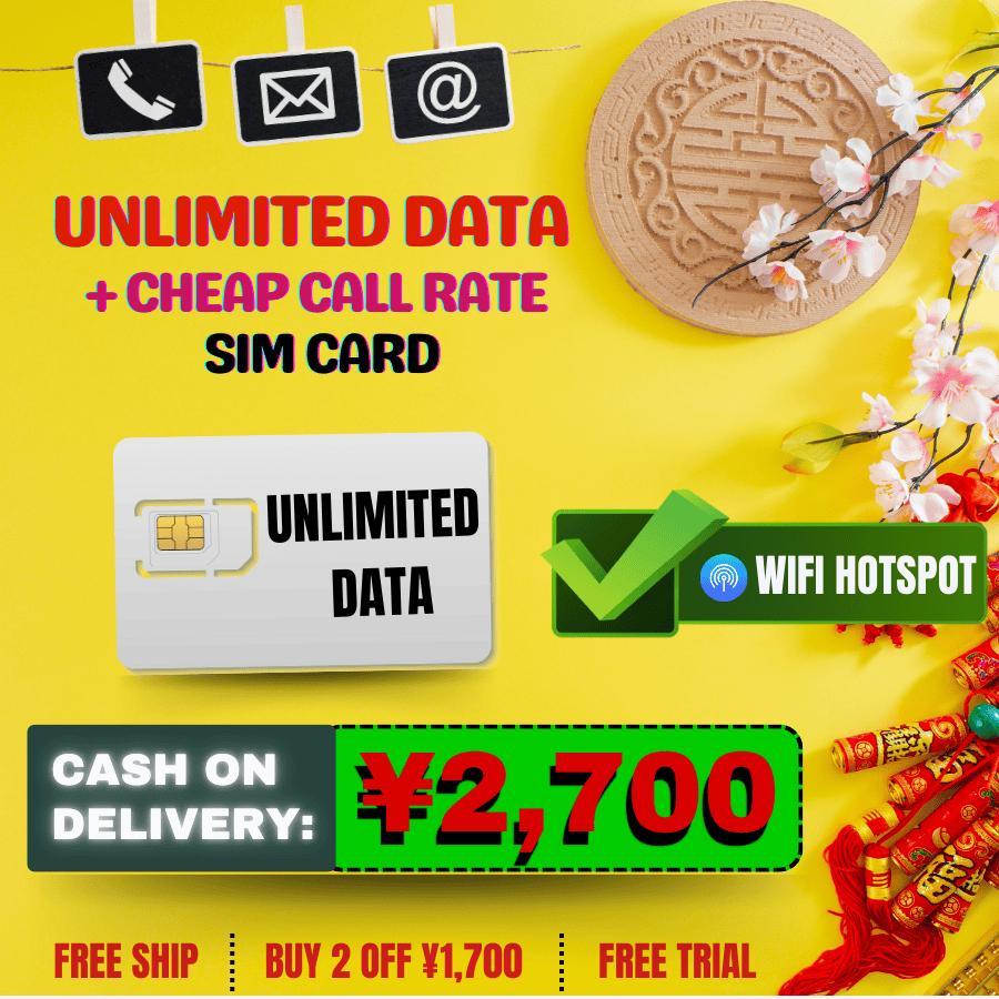 Unlimited data SIM card