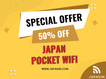 Special off 50% Japan portable Wi-Fi