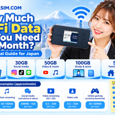 how much WiFi data do I need per month