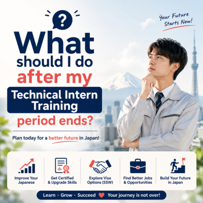 What should I do after my Technical Intern Training period ends