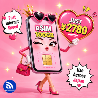 Japan eSIM 100GB
